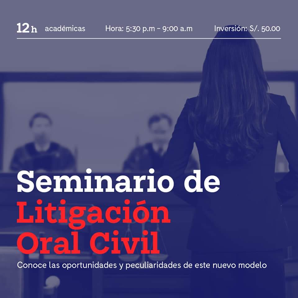 Seminario de Litigación Oral Civil